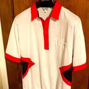 Corsa Vintage White, Red & Black Custom made Polo!